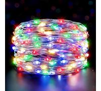 Fairy Lights, Christmas Decorations Battery Operated String Lights Copper Wire Fairy String Lights Firefly Lights DIY Decoration for Bedroom Wedding Party Indoor Outdoor Camping (2m/20LEDs)