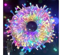 Fairy Lights Mains Powered, 100m/328Ft 1000 LED Plug in String Lights Christmas Lights Indoor Waterproof with 8 Modes LED Fairy Lights for Bedroom Wall Party Wedding Xmas Tree Decorations (Multicolor)