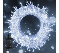 Fairy Lights Mains Powered, 50m/164Ft 500 LED Plug in String Lights for Christmas, Indoor/Outdoor Waterproof with 8 Modes, Cool White