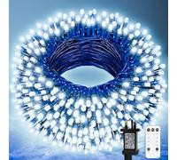 Fairy Lights Plug in 164ft 500 LED String Lights Mains Powered Christmas Lights With Remote 8 Modes Christmas Tree Lights Waterproof Outdoor Indoor Decoration for Garden Bedroom Festival Party Wedding