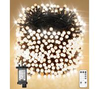 Fairy Lights Plug in Waterproof, 50M 500LED Long Christmas Tree Lights, Christmas Lights Outdoor with Remote/4 Brightness/8 Modes/Timer, Fairy Lights Mains Powered for Bedroom/Party/Xmas Decorations