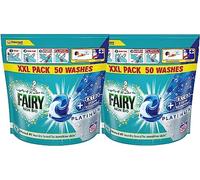 Fairy liquid Non Bio Pods Washing Laundry Detergent + Extra stain removal Capsules, Fairy Pods, 100 Washes (2 X 50)