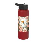 Fairy Luck Charm Magic Bloom Garden Forest Wish Stainless Steel Insulated Water Bottle