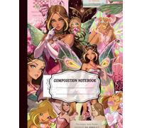 Fairy Magic Composition Notebook: Beautiful Fantasy Fairy Journal with Enchanted Pastel Cover, Perfect for School Notes, Writing, and Creative Ideas