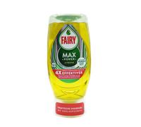 Fairy Max Power Hand Washing-Up Liquid Lemon 370 ml, Easy and Effortless Cleaning, Even on the Oily Pots and Pans