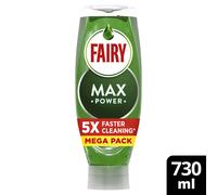 Fairy Max Power Washing Up Liquid 730ML Easy and Effortless Cleaning E