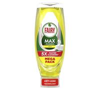 Fairy Max Power Washing Up Liquid Lemon 730ML, Easy and Effortless Cleaning, Even On Your Greasiest Pots and Pans