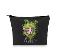 Fairy Melanie Cosmetic Makeup Bag Singer Music Tour 2024 Gift American Singer Inspired Gift Singer Music Tour 2024 Merch (MB, Green Por-tals-3)