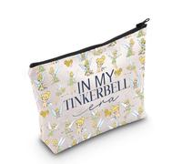 Fairy Merch Tinker Princess Makeup Bag Zipper Pouch - Fairytale Lovers Gift