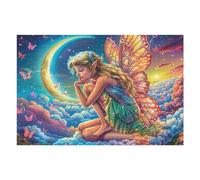 Fairy Moon Night 1000 Piece Jigsaw Puzzle for Adults Teens Happy Time Jigsaw Post Retirement Leisure Challenging Puzzle Great Gift for Seniors Stress Reliever 1000 PCS