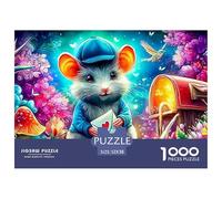 Fairy MousePremium Jigsaw Puzzles for Adults A 1000-Piece (Advanced) Challenging Educational Brain Game - An Engaging And Thoughtful Gift Idea for Adults And Older Kids Age 12 Years Up to Enjoy And L