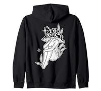 Fairy Mushroom Divine Feminine Nature Zip Hoodie
