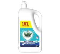 Fairy Non Bio Laundry Washing Liquid Detergent Platinum Extra Stain Remover- XXXL Mega Pack - Dermatologically Approved - 161 Wash,