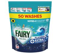 Fairy Non Bio Platinum Washing Liquid Pods, Voted No1 For Sensitive Skin 50 Washes