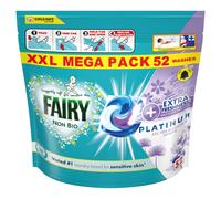 Fairy Non Bio Platinum PODS, 52 Washes, Silk Tree Blossom & Jasmine