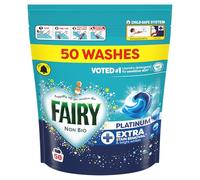 Fairy Non Bio Platinum Washing Liquid Pods, Voted No1 for Sensitive Skin, 100 Washes