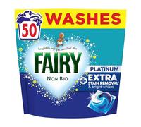 Fairy Non Bio Platinum Washing Liquid Pods, Voted No1 For Sensitive Skin 50 Washes