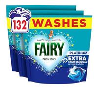 Fairy Non Bio Platinum Washing Pods Extra Stain Removal (44ctx3) 132ct