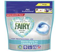 Fairy Non-Bio Pods Washing Liquid Capsules - 100 Washes | Convenient Pre-Measured Laundry Pods for Sensitive Skin & Tough Stains