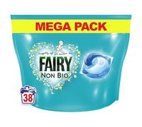 Fairy Non Bio PODS® Washing Liquid Capsules, For Sensitive Skin, 38 Washes