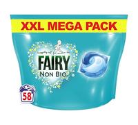 Fairy Non Bio PODS® Washing Liquid Capsules, For Sensitive Skin, 58 Washes