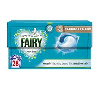Fairy Non Bio PODS Washing Liquid Laundry Detergent Tablets/Capsules 28 Washes, Huggably Soft For Sensitive Skin