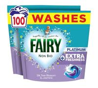 Fairy Non Bio Silk Tree Blossom & Jasmine Washing Liquid Pods, Voted No1 for Sensitive Skin, 100 Washes