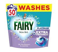 Fairy Non Bio Silk Tree Blossom & Jasmine Washing Liquid Pods, Voted No1 for Sensitive Skin 50 Washes