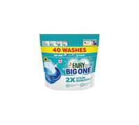 Fairy Non Bio The Big One PODS Washing Liquid Laundry Detergent Capasules 40 Washes 2X Stain Removal Huggably Soft For Sensitive Skin