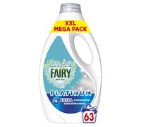 Fairy Non Bio Washing Liquid 63 Washes 1953l Platinum With Extra Stain Remo