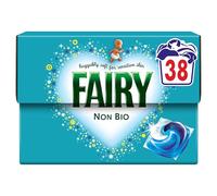 Fairy Non Bio Washing Liquid Pods, 38ct | Voted No1 for Sensitive Skin, 38 Washes