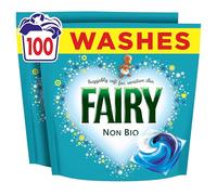 Fairy Non Bio Washing Liquid Pods, Voted No1 for Sensitive Skin 100 Washes