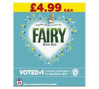 Fairy Non Bio Washing Powder, Laundry Detergent Powder for Sensitive Skin, with Anti-residue Technology, 700g (14 Washes)