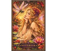Fairy Notebook: Fantasy Notebook for Women and Teens - 120 Lined Pages, 6 x 9 Inches, for Writing, Notes and Journaling