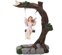 Fairy On A Swing, Garden Ornament