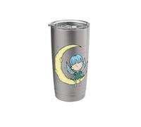 Fairy on the Moon with Magic Wand Stainless Steel Insulated Tumbler