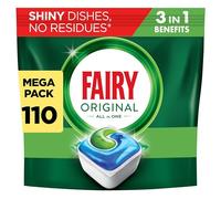 Pack of Fairy All In One Dishwasher Tablets - 110