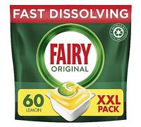 Fairy Original All In One Dishwasher Tablets, Lemon, 60 Capsules