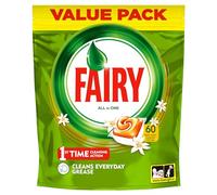Fairy Original All in One Dishwasher Tablets, Orange, 60 Capsules
