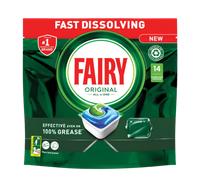 Pack of Fairy All In One Dishwasher Tablets - 14