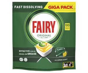 Fairy Original Cytryna Kapsułki do zmywarki All In One, 100 tabletek Procter & G
