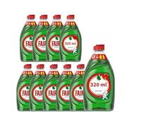 Fáiry Original Washing Up Liquid (10 x 320ml) - Bulk Dishwashing Liquid | Dishwashing Liquid Green Brand: Big Brands Direct (10)