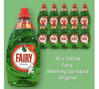 Fairy Original Washing Up Liquid 320ml Pack of 10