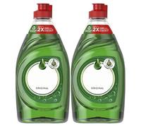 Fairy Original Washing Up Liquid 320ml x 2 - Tough on Grease, Gentle on Hands, Powerful on Dishwashing - Long-Lasting Shine with Welari Thank You Card | (2 Pack)