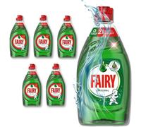 Fairy Original Washing Up Liquid (5 x 320ml) - Bulk Dishwashing Liquid | Fairy Liquid Original Fairy Washing Liquid | F