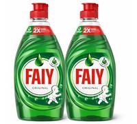 Fairy Original Washing Up Liquid, Concentrated Fresh Scent, Gentle on Hands, 320 ml, 2 Pack