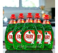 Fairy Original Washing Up Liquid Green with LiftAction - 5 x 320ml