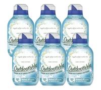 Fairy Outdoorable (35 Washes) Fabric Conditioner 490ml x 6 - Hypoallergenic, Ultra-Concentrated Fabric Softener for Sensitive Skin with Welari Thank You Card | (6 Pack)