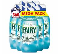 Fairy Outdoorable Fabric Conditioner, 360 Washes (8x45), Ultra Concentrated Formula For Sensitive Skin, Dermatologically Tested