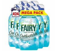 Fairy Outdoorable Fabric Conditioner 424 Washes (8x53), Ultra Concentrated Formula For Sensitive Skin & Dermatologically Tested